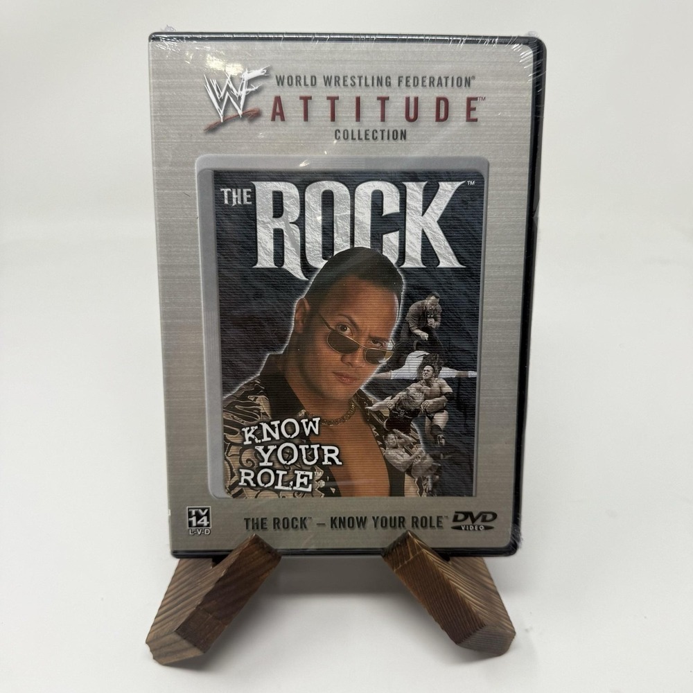 WWF Attitude Collection The Rock Know Your Role DVD 2001 Sports Wrestling Movie